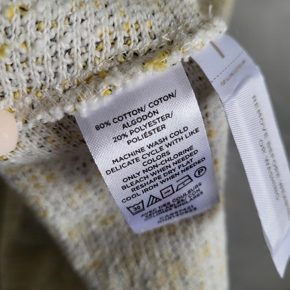 NWT Loft Tweed Like Sleeveless Sheath Dresses Women Size 2 Cotton Blend - Picture 5 of 14